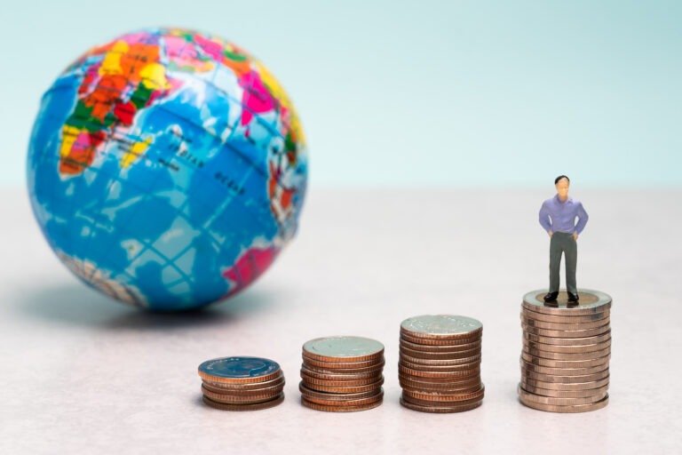 Collection of shopping cart  full of shopping time.Top view or f