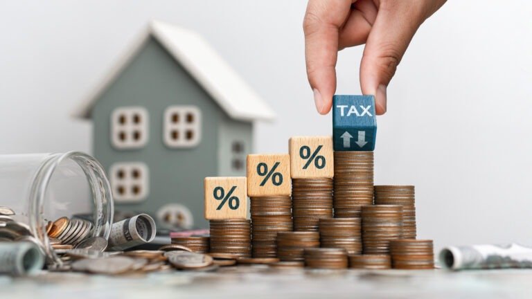 Concept of house and property tax. Interest on property, debt pa